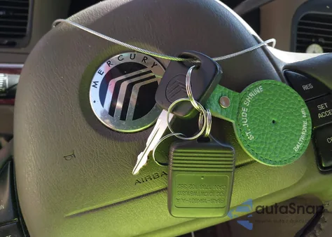 2001 Mercury Grand Marquis Ls из США, поврежденный, VIN 2MEFM75W91X642822